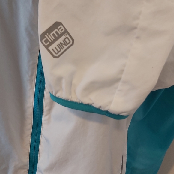 SALOMON | Women's Lightweight Jacket White Blue Size X-Large - Picture 5 of 8